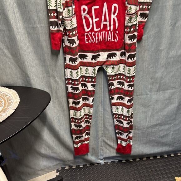 Lazy One Cozy Bear Print Kids Pajamas - size XL - Picture 9 of 9